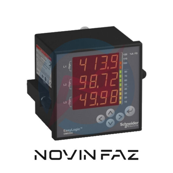 پاورمتر اشنایدر DM6000 نمایشگر LED