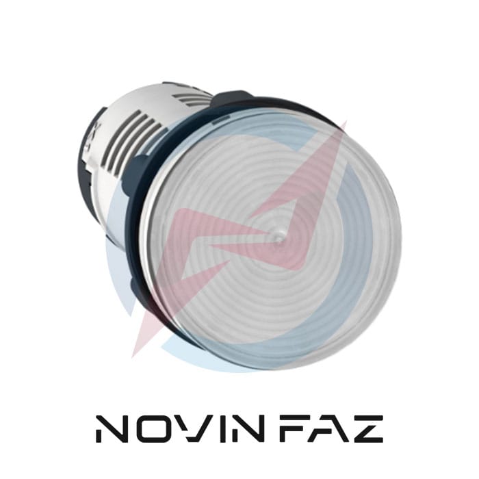 چراغ سیگنال اشنایدر باکالیت سفید با LED داخلی 230 تا 240 ولت AC