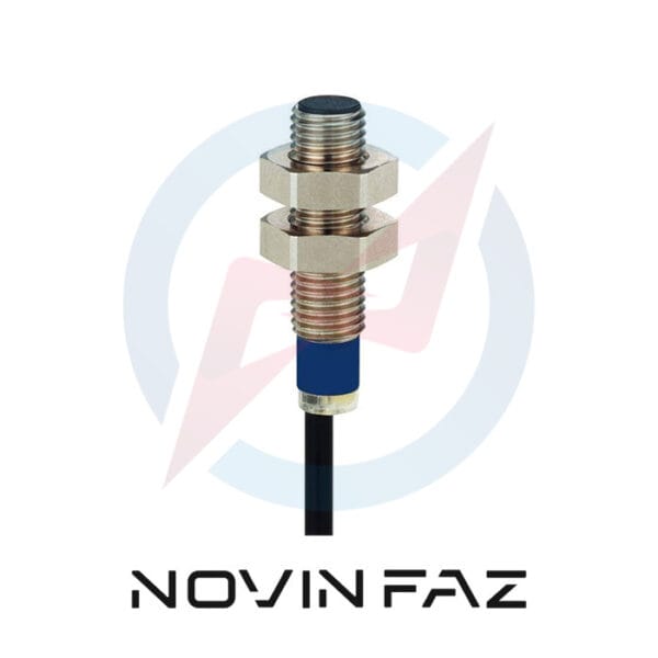 سنسور القایی اشنایدر M8 و سه سیمه با حساسیت 1 5 میلی متر NPN