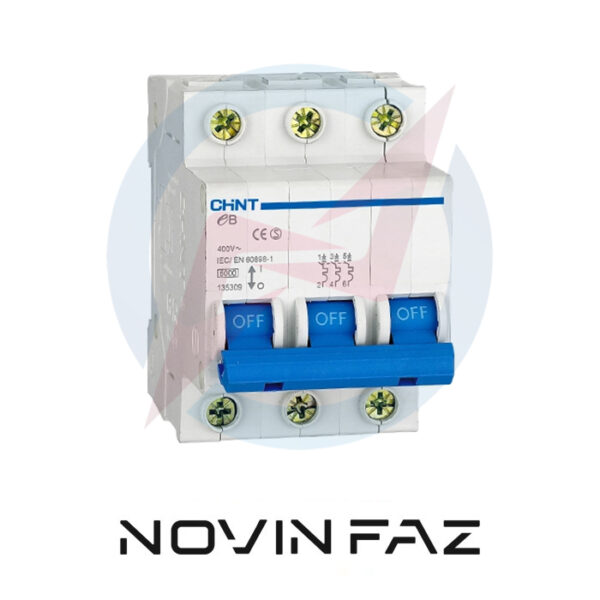 مینیاتوری سه پل C-6A-4.5kA CHiNT