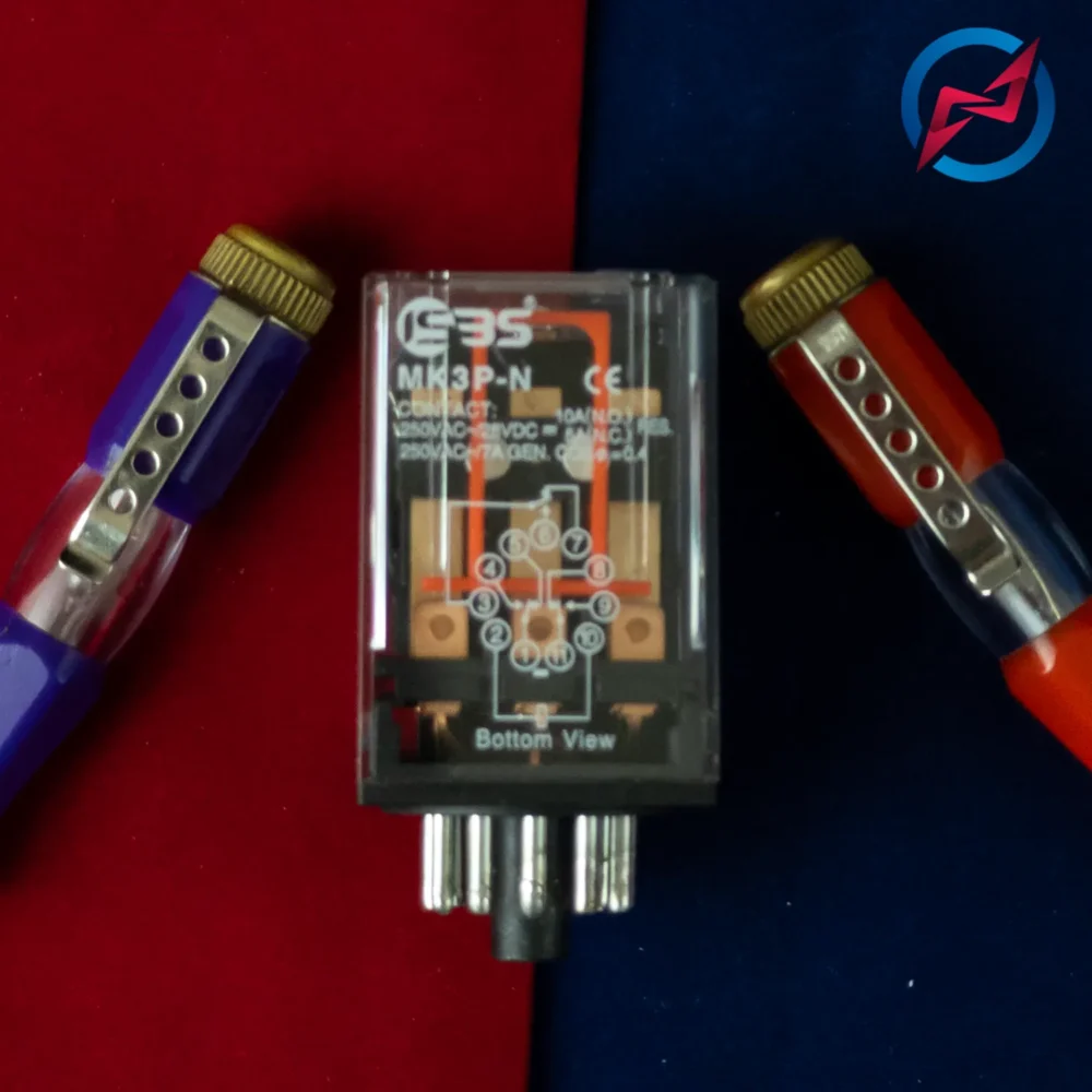 رله شیشه ای 11 پایه ISBS 220v AC - Image 4