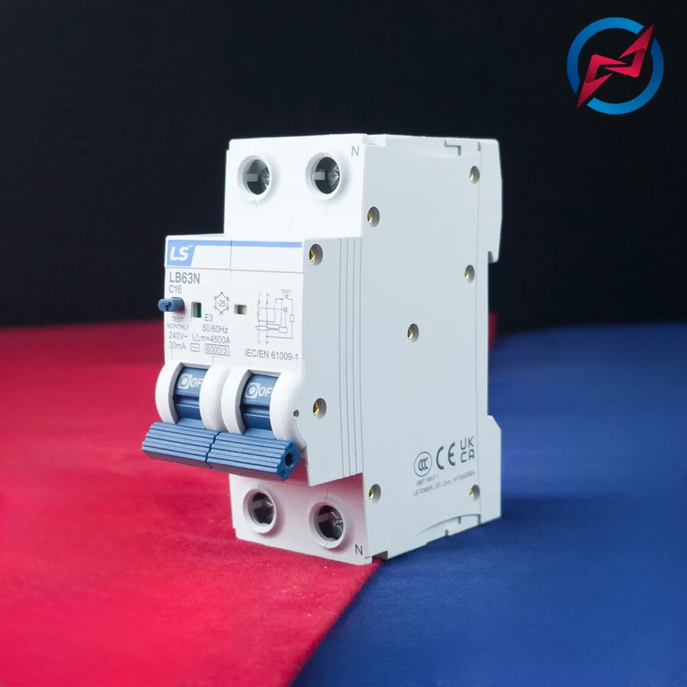 محافظ جان RCBO 1P+N-C25A LS - Image 2