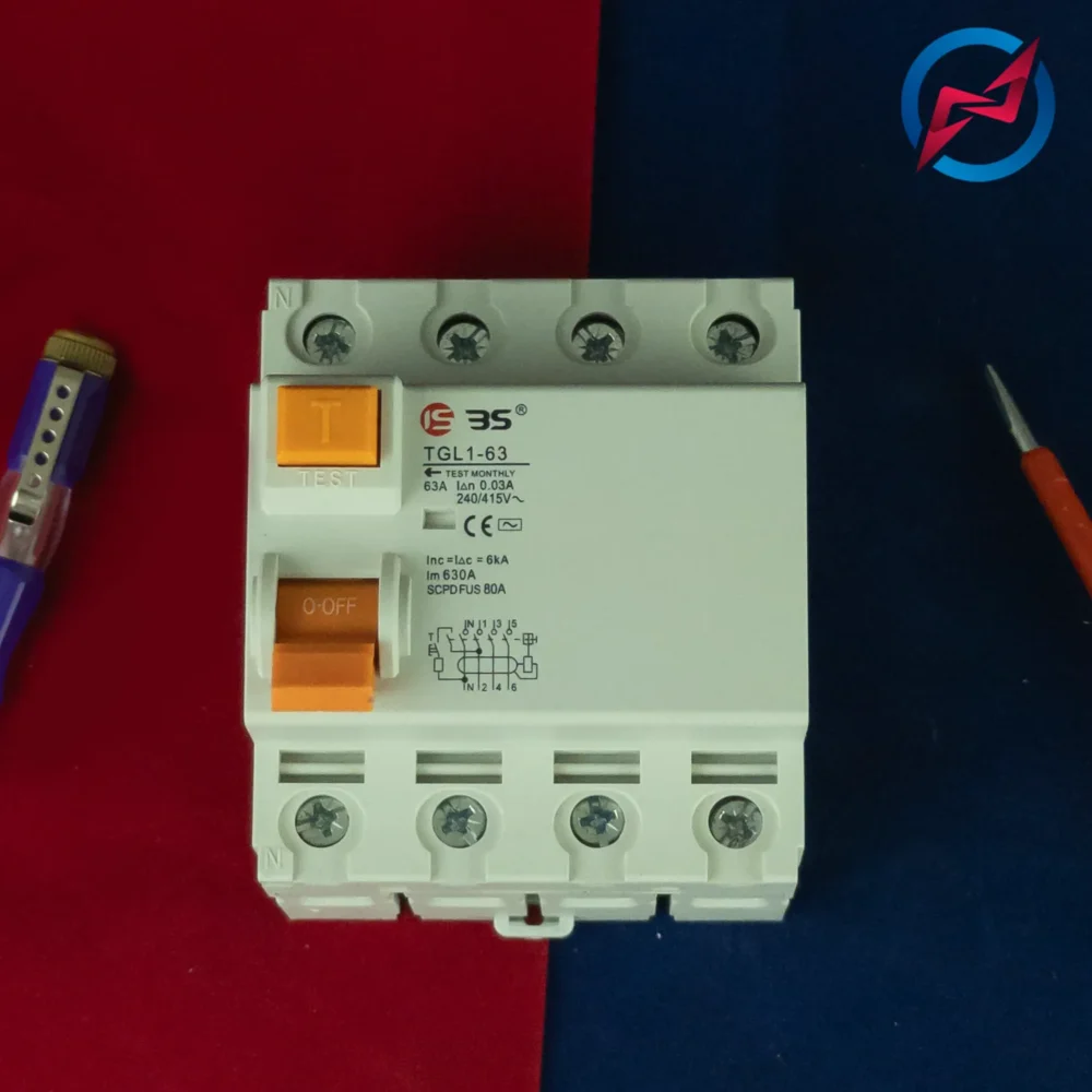 محافظ جان RCCB 3P+N 40A ISBS   Image 3