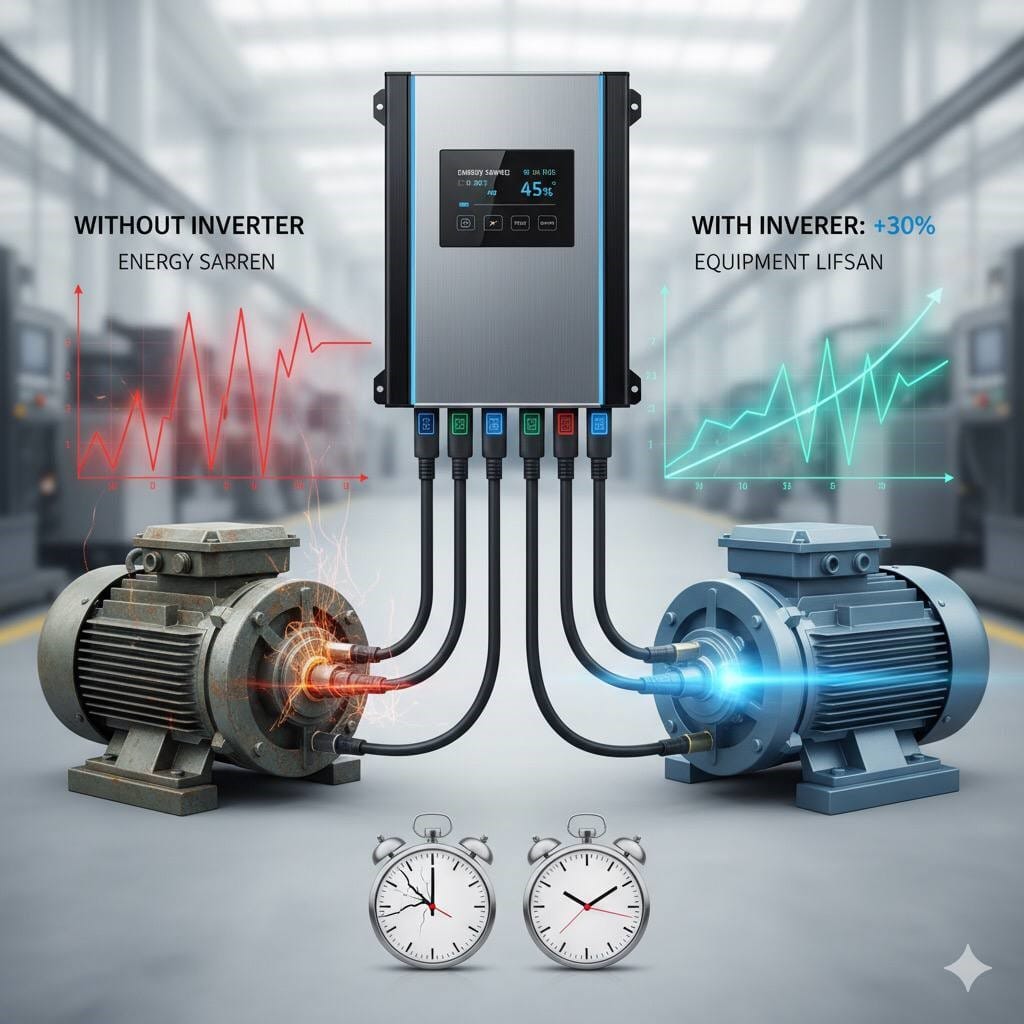 نقش اینورتر در پمپها و فنها