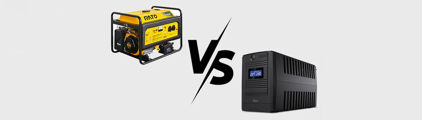 تفاوت UPS و ژنراتور در تامین برق