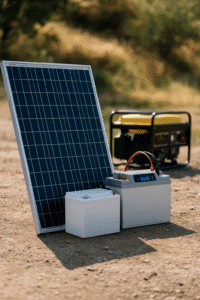 اهمیت باتری‌های خورشیدی در کنار پنل