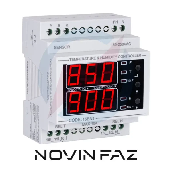 کنترل کننده دما و رطوبت شیوا امواجTHBN 100