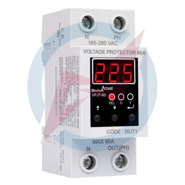 محافظ ولتاژ دیجیتال60A